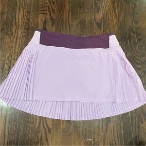 Lulu lemon 🍋 tennis pickleball skirt lilac pleated.